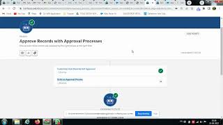 Build an Approval Process  Approve Records with Approval Processes salesforce trailhead techno [upl. by Letnohc584]