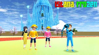 Yuta dan Mio Bertemu Istana Elsa Frozen  SAKURA School Simulator [upl. by Yance683]