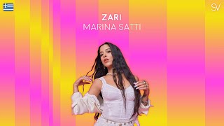 Marina Satti  Zari Lyrics Video [upl. by Aneelad]