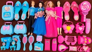 Most satisfying unboxing with modern barbie doll makeup toys  Hello kitty toys  ASMR [upl. by Etnuhs]