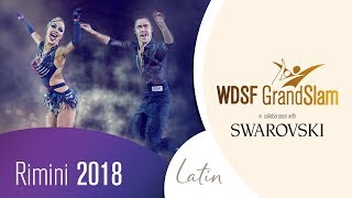 Imametdinov  Bezzubova GER  2018 GrandSlam LAT Rimini  R2 S  DanceSport Total [upl. by Wilda]