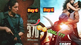 Article 370 Movie 6Days Boxoffice Collection Crakk Movie 6Days Boxoffice Collection bollywood [upl. by Danica]