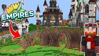 Empires SMP  MEGA BASE LANDSCAPING CLIFFS  Minecraft 117 Survival Lets Play [upl. by Mears542]