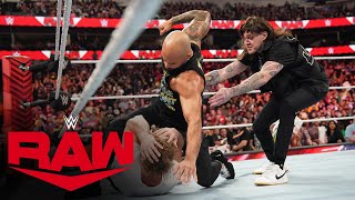 Ricochet ambushes Logan Paul and “Dirty” Dom after being disrespected Raw highlights Oct 23 2023 [upl. by Frederick]