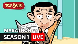 🔴 Mr Bean Cartoon Marathon  Mr Bean Animated Series [upl. by Brandise873]