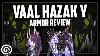 VAAL HAZAK GAMMA  Armor Set Review  Monster Hunter World [upl. by Acus]