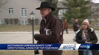 Iowa caucuses Asa Hutchinson campaign hopes door knocking campaign helps push him into top four [upl. by Yvor73]