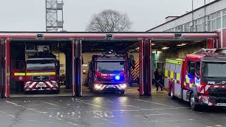 Barnstaple fire station doing a light demo with there appliances and got a tour and some pictures [upl. by Akihsal]