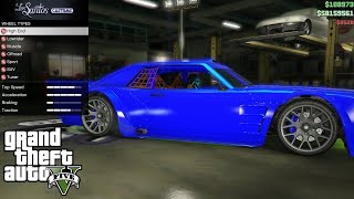 DRIFT TAMPA WIDEBODY CUSTOMIZATION  GTAV ONLINE [upl. by Yatnoj]