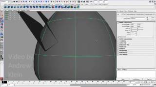 Maya Modeling Basics NURBS Bishop pt 5 [upl. by Eanehs]