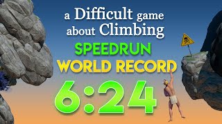 A Difficult Game About Climbing Speedrun in 624 [upl. by Arelc]