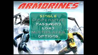 Armorines  Project SWARM  Nintendo 64  Intro amp Title Screen [upl. by Libbey718]