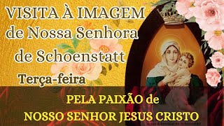 22h Terçafeira 22 de Outubro VISITA À IMAGEM DE SCHOENSTATT oração fe terço [upl. by Eicrad]