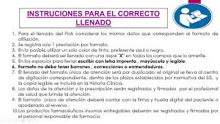 CORRECTO LLENADO DE FORMATO UNICO DE ATENCION A PACIENTES DEL SIS [upl. by Manthei]