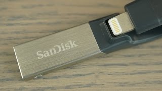 SanDisk iXpand flash drive USB stick incelemesi [upl. by Korfonta]