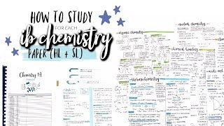 HOW I GOT A STRONG 7 IN IB CHEMISTRY HL 16 marks above the grade boundary studycollab alicia [upl. by Lenno]