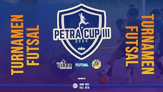 DAY 5  TURNAMEN FUTSAL PETRA CUP III U15 [upl. by Oilisab78]