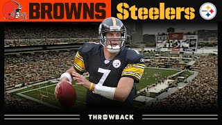 Big Ben COOKS in 1st Matchup with Cleveland Browns vs Steelers 2004 Week 5 [upl. by Giule]