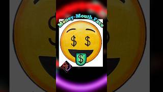 Drawing the MoneyMouth Face Emoji Fun amp Easy [upl. by Marchese165]