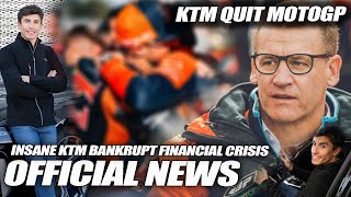 INSANE KTM BANKRUPT Quit MotoGP Honda Team HAPPY Marc Marquez INSANE SALARY Huge WEALTH [upl. by Aliekahs]