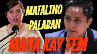 MATAPOS BASTUSIN ANG KANYANG AMA AT LOLO CONG SANDRO MARCOS BUMWELTA KAY VP SARA DUTERTE [upl. by Johathan]