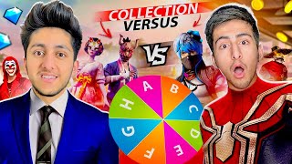 As Gaming Vs As Rana Colour Wheel Spin Bundle Battle Collection 😂 Funny Collection Versus [upl. by Yuhas]