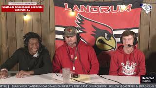 Landrum Football Coaches Show  Playoffs Week 1  Central [upl. by Chauncey959]