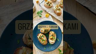 Grzanki z kurkami 👌 od otoprzepis przepis food grzyby [upl. by Yeldarb]