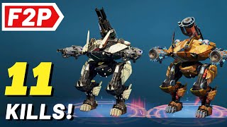 Free to Play Hangar Deals 7 Million Damage amp 11 Kills  War Robots Gameplay No Commentary WR [upl. by Repooc]