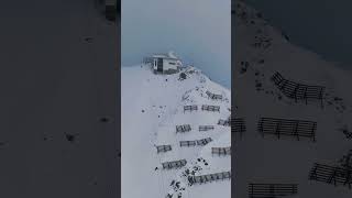 Incredible SEPTEMBER SNOW at Nordkette Innsbruck  Snow Drone Shots [upl. by Noiztneb]