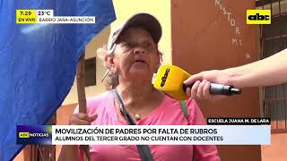 Padres de familia se movilizan por falta de rubro docente en escuela de Trinidad [upl. by Koslo251]