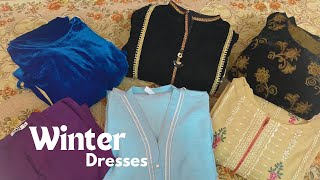 Winter dress designing  winter dress collection  how to style in winter [upl. by Portland]