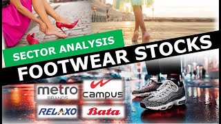 Footwear stocks  BATA  RELAXO  CAMPUS  METRO BRANDS  Share Analysis [upl. by Arutek]