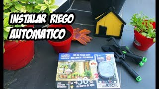 Como Instalar un Sistema de Riego por Goteo Automático  La Huerta de Ivan [upl. by Esinel]