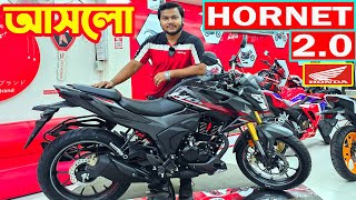 নতুন আসলো New Honda Hornet 20 Details amp Price in Bangladesh 2024  City Honda  White Top Ten [upl. by Llenyaj]