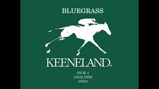 BLUEGRASS ALL STAKES PICK 4 ANALYSIS  4524 [upl. by Hike]