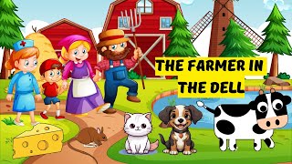 The Farmer in The Dell  Kids Songs  Super Simple Songs  Rhymes Playground [upl. by Roma]