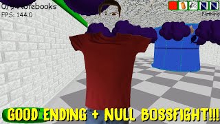 NULL BOSSFIGHT  New Baldis Basics Plus Remastered Beta 5 Good Ending  Baldis Basics Mod [upl. by Anidan657]