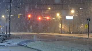 Snowfall in Franklin New Jersey [upl. by Theo401]