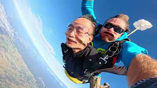 Skydiving Over the Coast in Moruya NSW Jun 24 [upl. by Ytte]