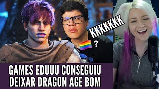 A ÚNICA GAMEPLAY DE DRAGON AGE THE VEILGUARD POSSÍVEL  REACT DO GamesEduUu [upl. by Nahtonoj796]