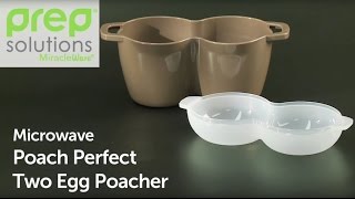 Prep Solutions Poach Perfect  Two Egg Poacher [upl. by Ayhtak567]