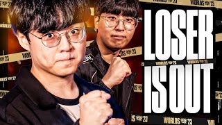 SHOWMAKER VS KIIN LCK CIVIL WAR  KT VS DK  WORLDS 2023  CAEDREL [upl. by Amice393]