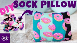 How to Reuse Old Socks to Make a Sock Pillow  DIY  Best Out of Waste  Fun Sock Creations [upl. by Jaunita]