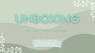 Unboxing my new Cricut Explore Air 2 machine [upl. by Flore]