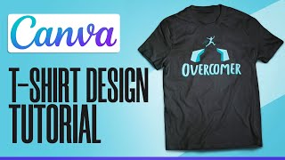 Create TShirt Designs On Canva To Sell  Canva amp ECommerce [upl. by Yancy661]