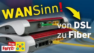 Mit FRITZBox von DSL zu Glasfaser wechseln Kein Problem  Frag FRITZ [upl. by Eirojam]