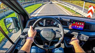 NEW Renault Master 2025 20 dci 170 hp  POV Test Drive 2203 Joe Black [upl. by Cormier]