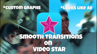 how to make smooth transitions in video star  custom graph tutorial [upl. by Roman253]