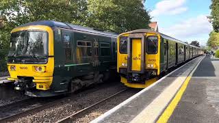 Topsham Railway Station  Trains at and a tour of the station  28092024 [upl. by Etna]